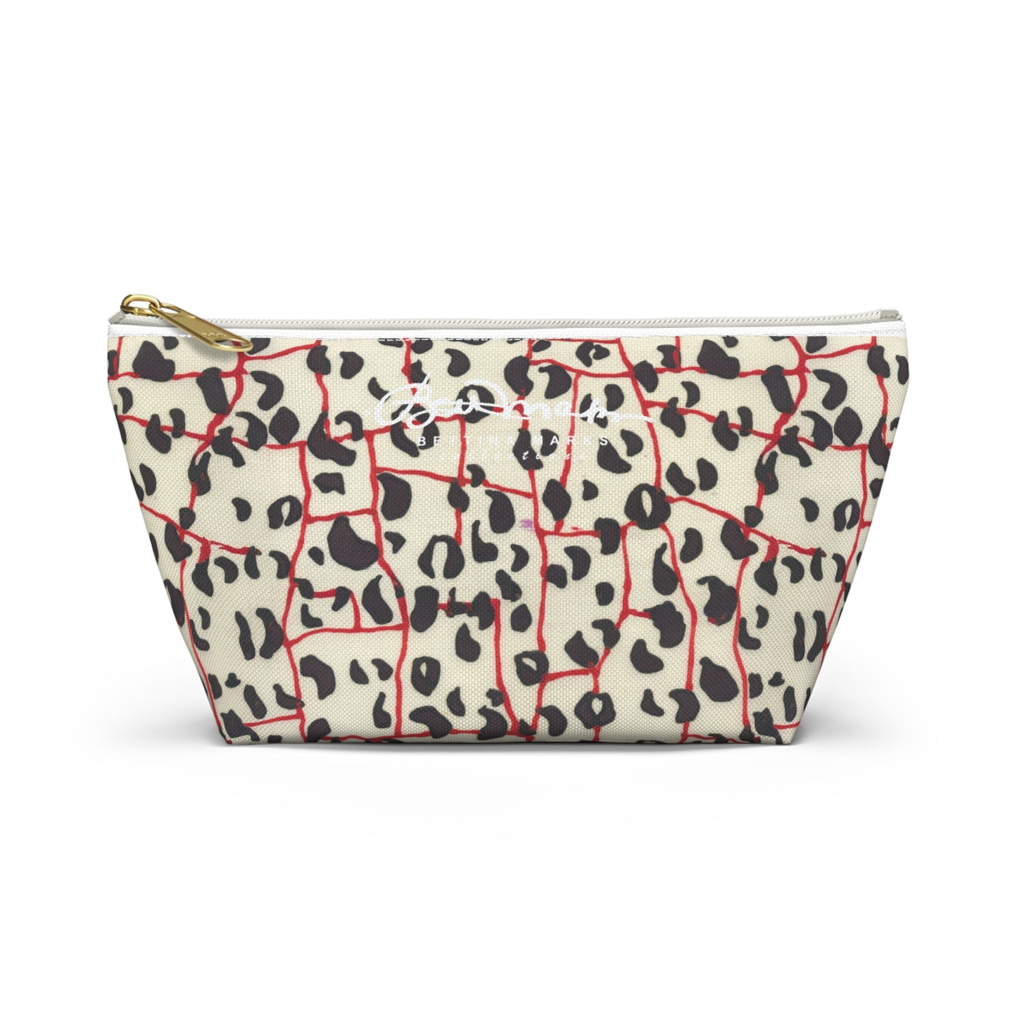 Red Line Leopard Accessory Pouch