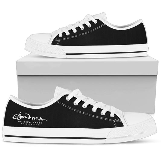 Black Signature Low Top Sneakers