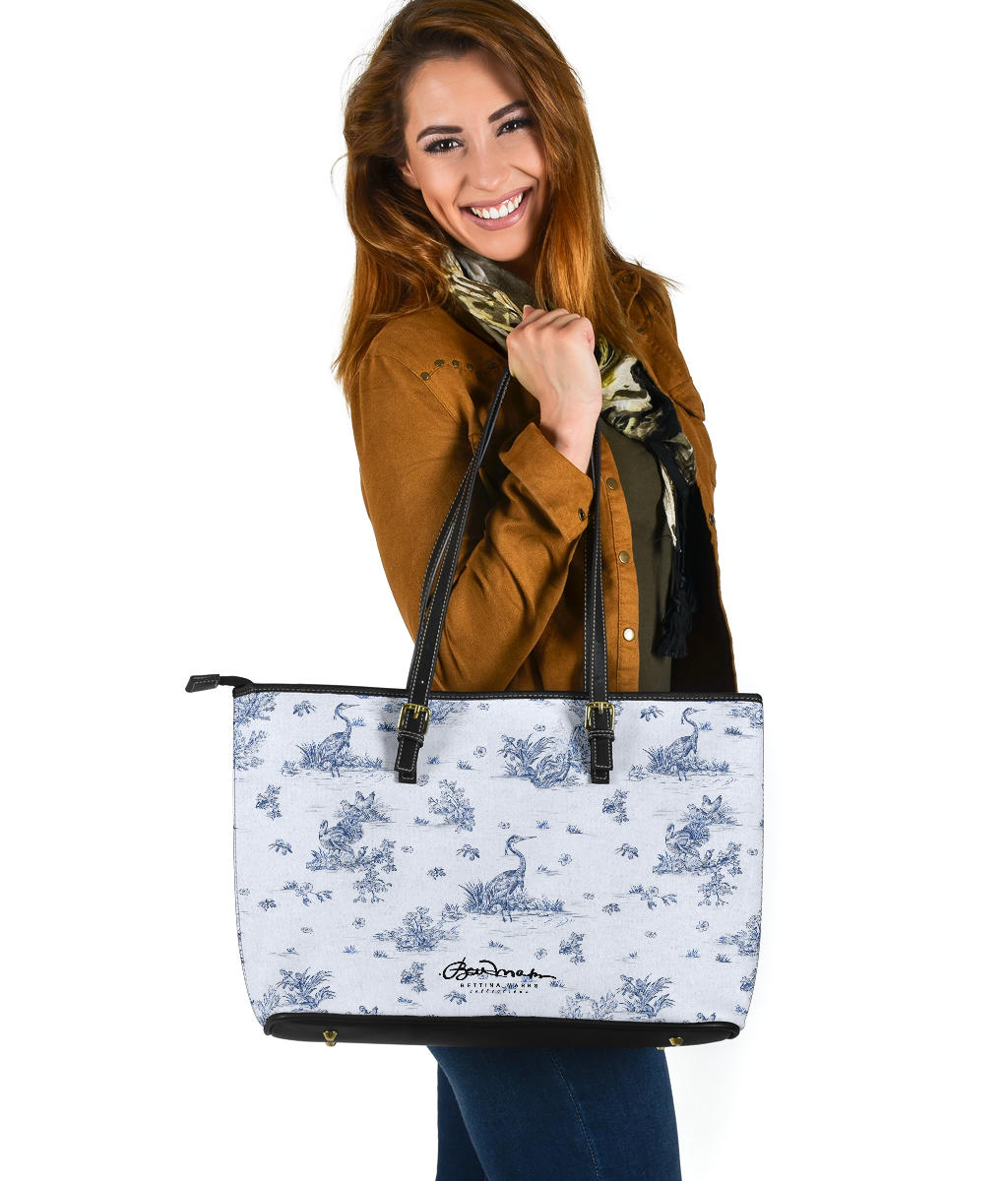 Toiles de Jouy Harmony Blue Large Tote Bag