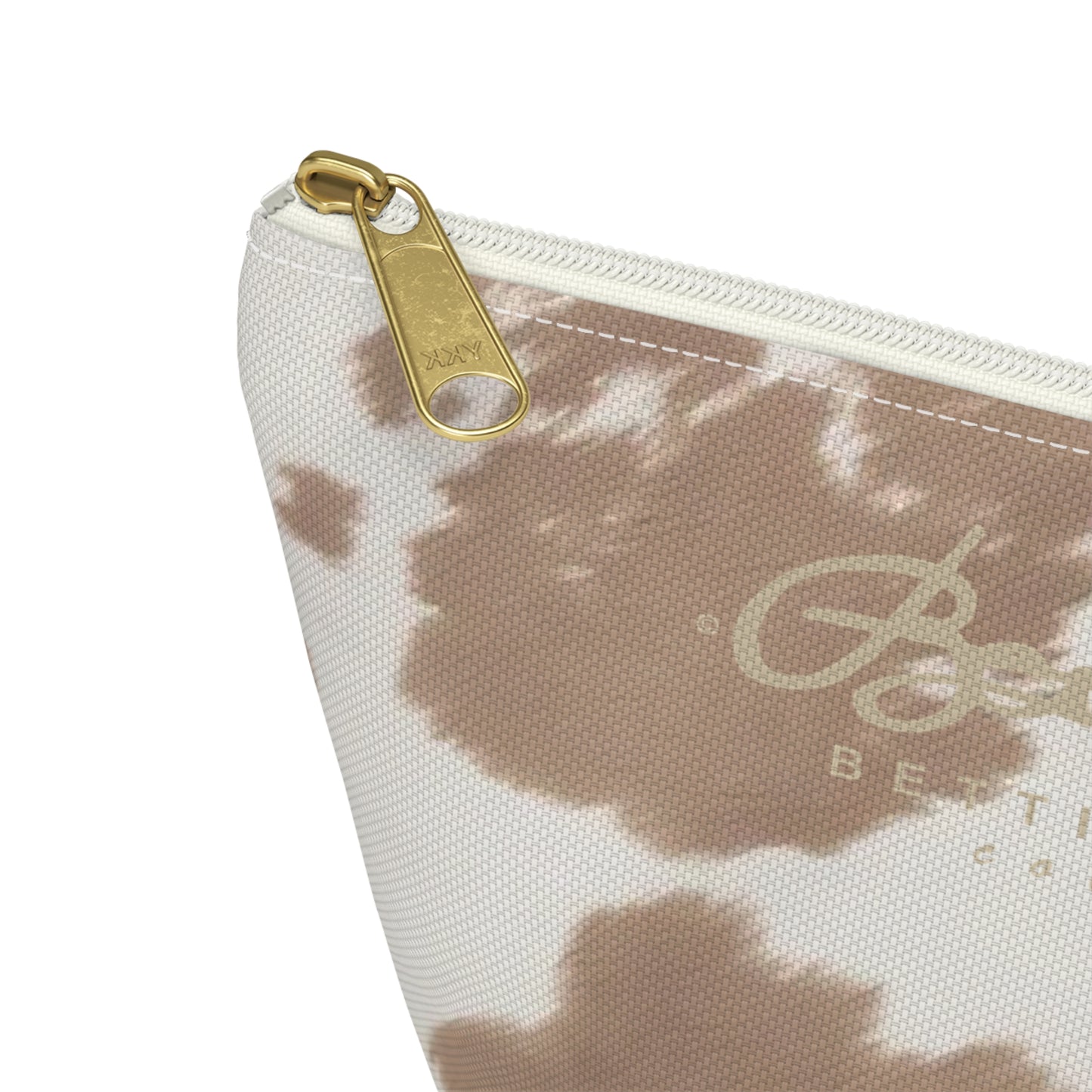Pony Skin Accessory Pouch w T-bottom