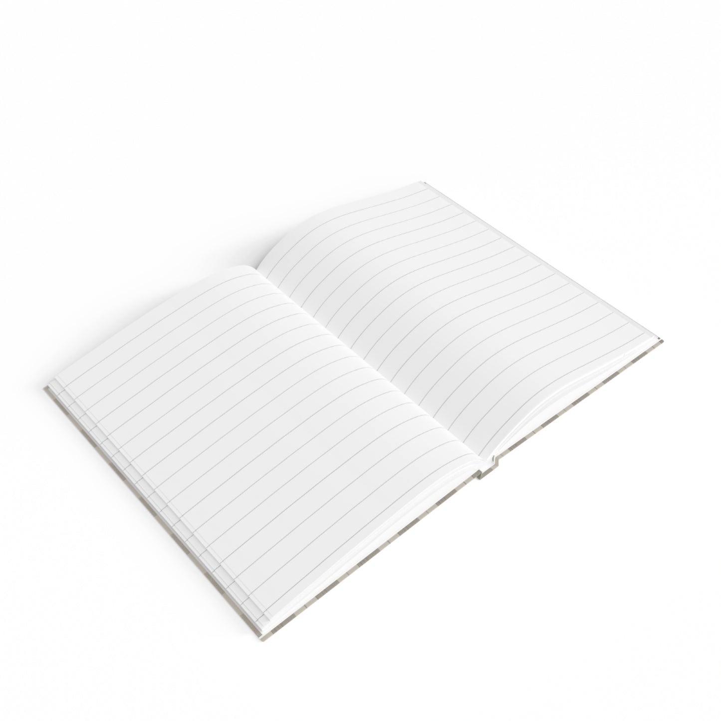 Cream Plaid Journal
