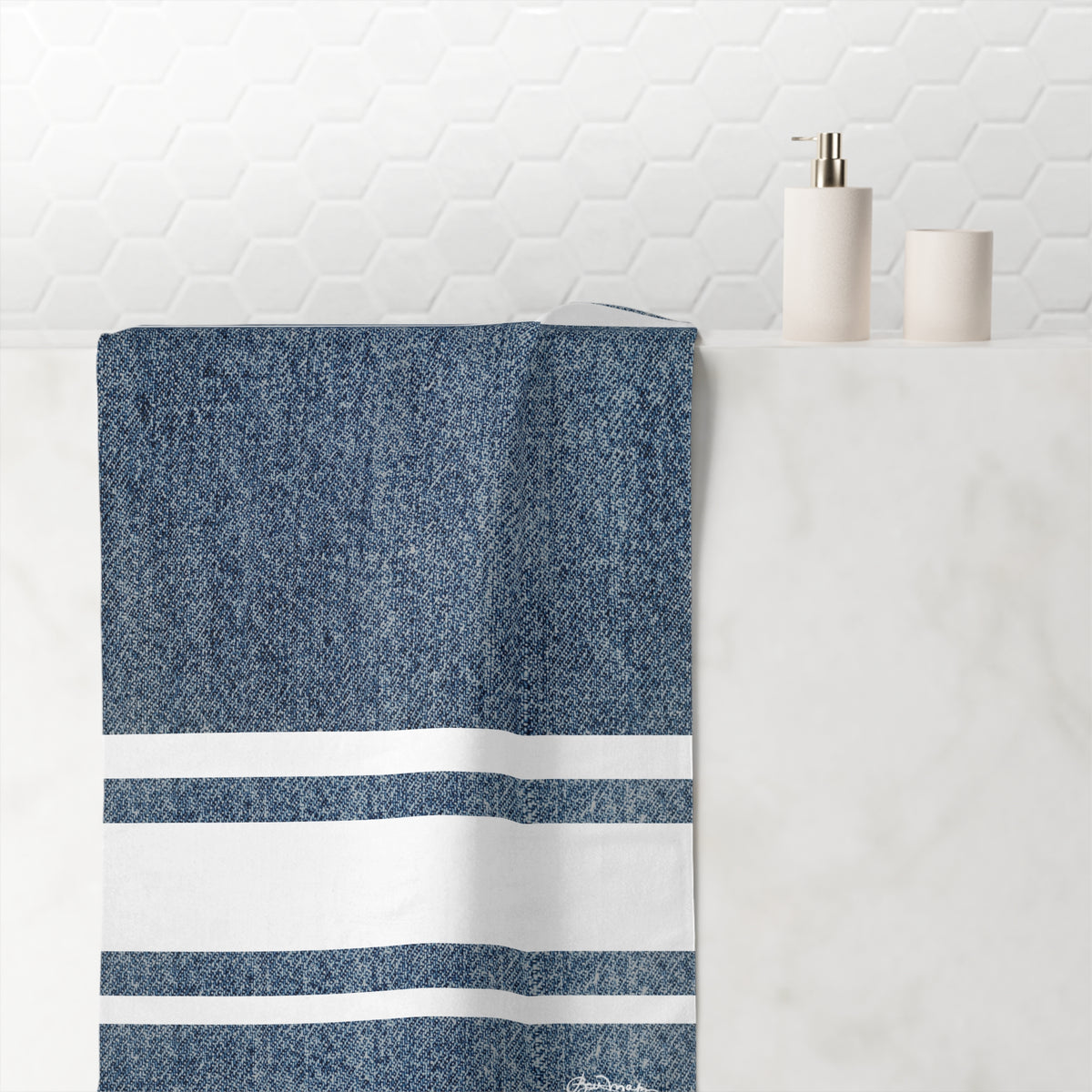 Denim Bath Towel