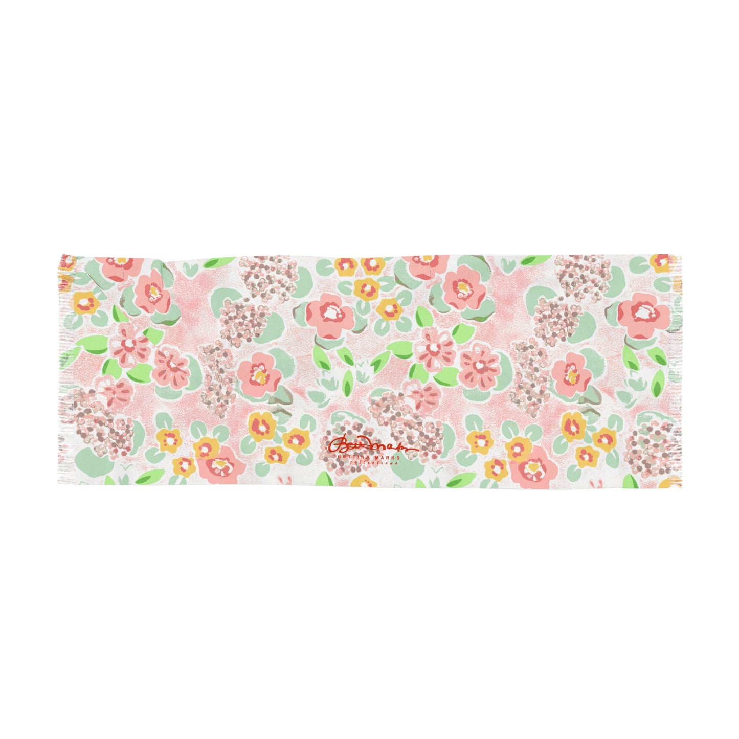 Floral On Pink Light Scarf