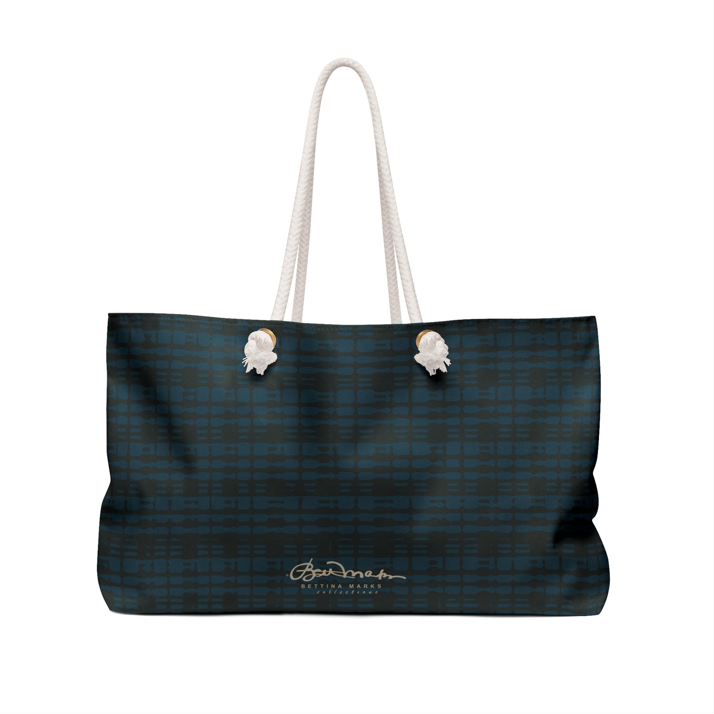 Twilight Teal Plaid Weekender Bag