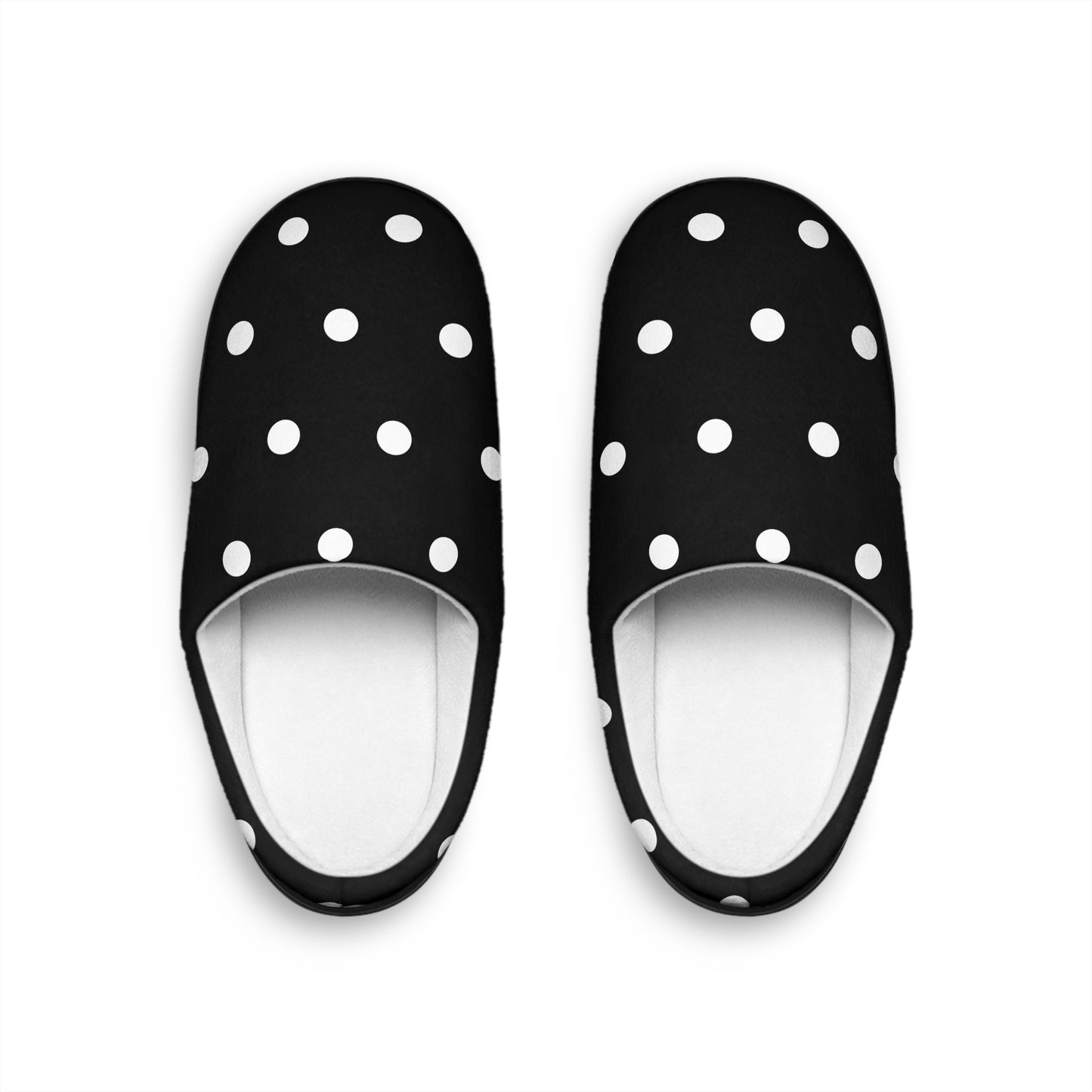 Midnight Polka Dot Men's Indoor Slippers