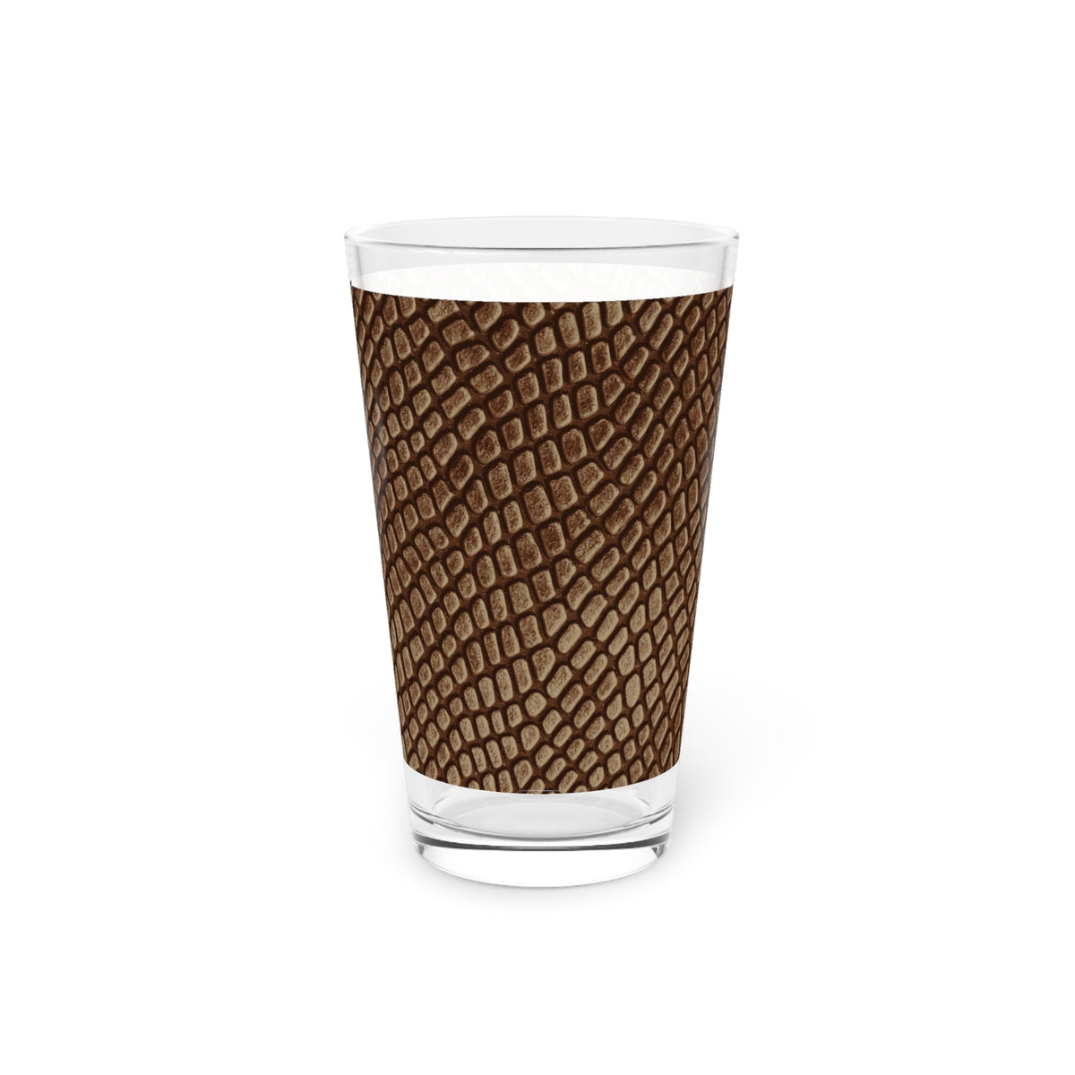 Mocha Crocodile Pint Glass