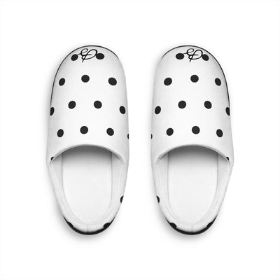 Poppy Seed Polka Dot Women's Indoor Slippers