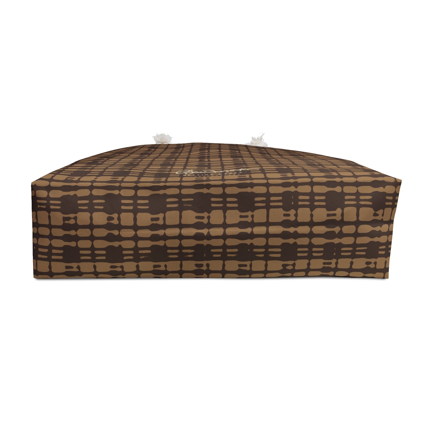Caramel Plaid Weekender Bag