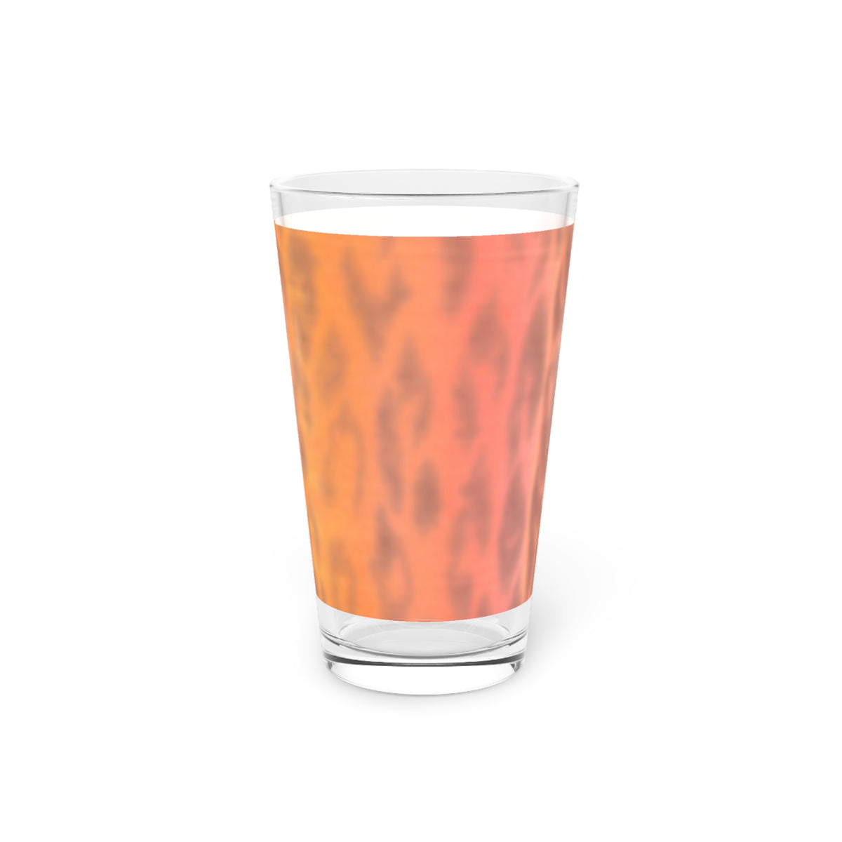 Ombre Leopard Pint Glass