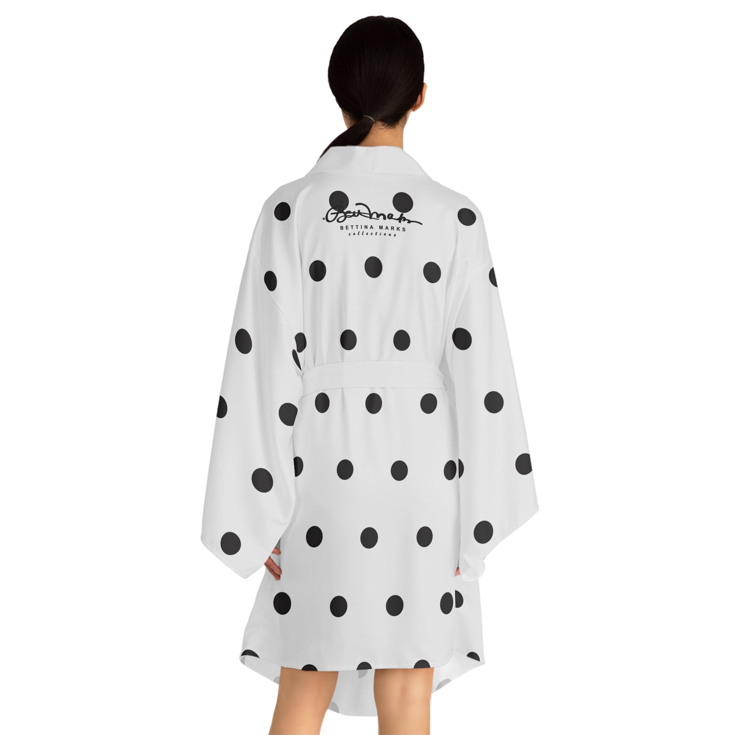 Poppy Seed Polka Dot Kimono Robe