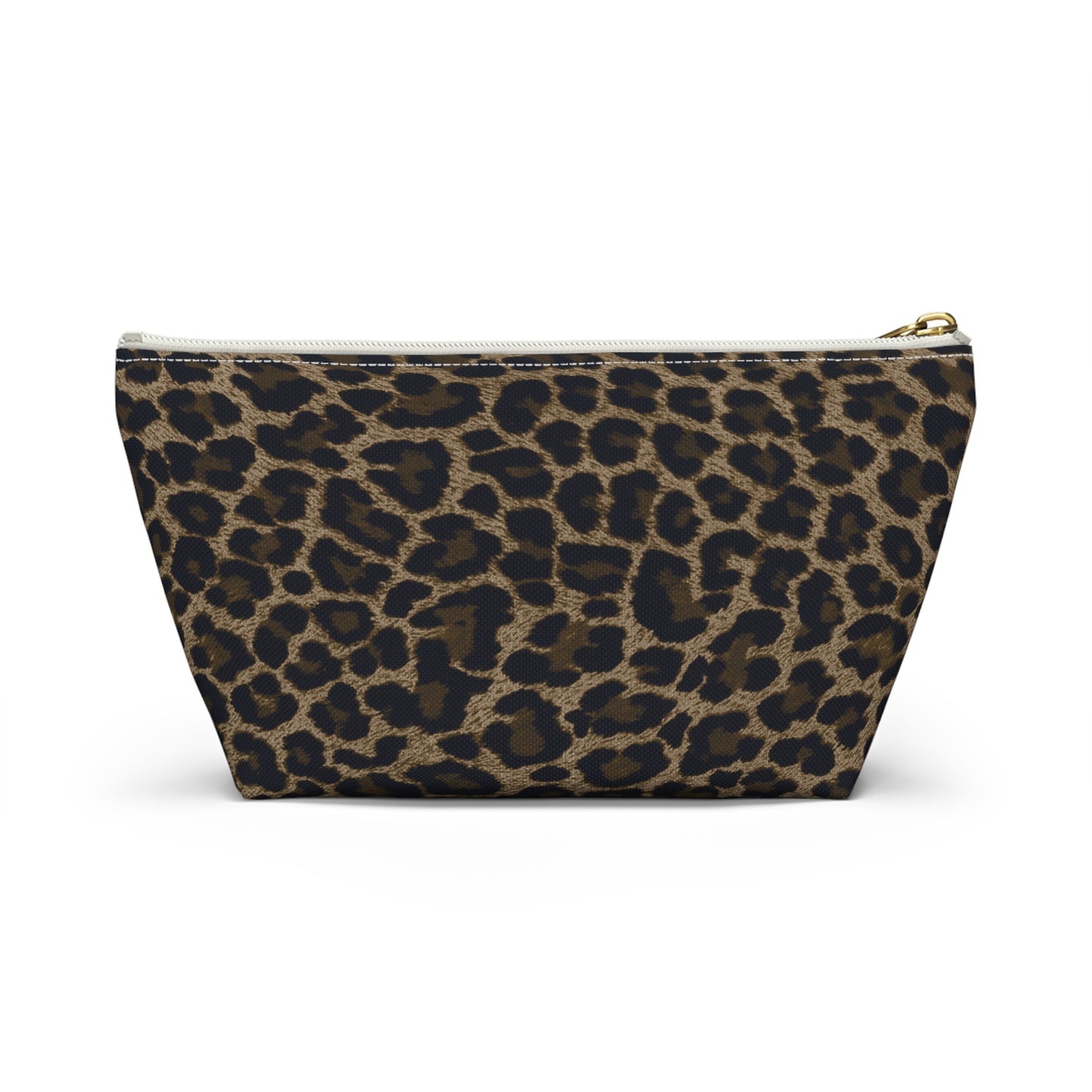 Dark Leopard Accessory Pouch w T-bottom