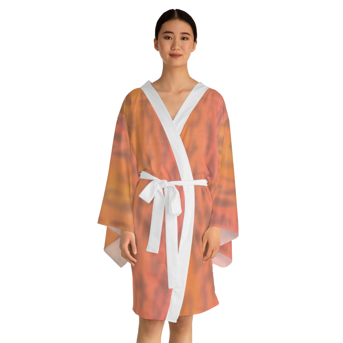 Ombre Leopard Kimono Robe