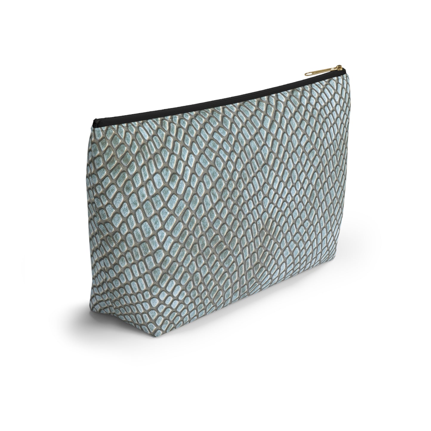 Faded Crocodile Accessory Pouch w T-bottom
