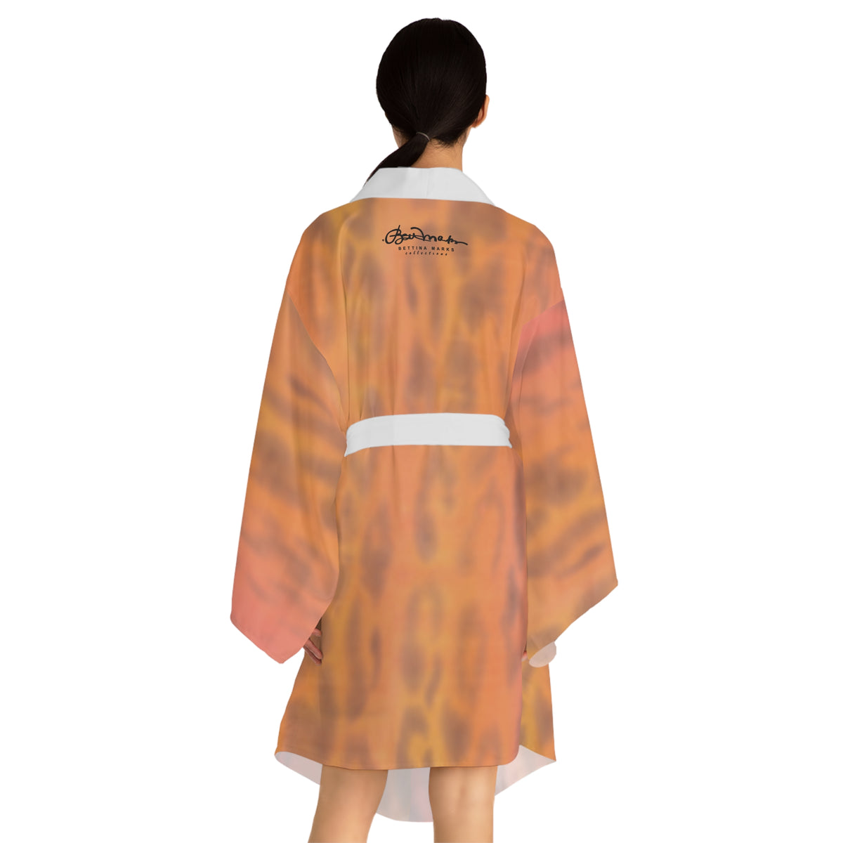 Ombre Leopard Kimono Robe