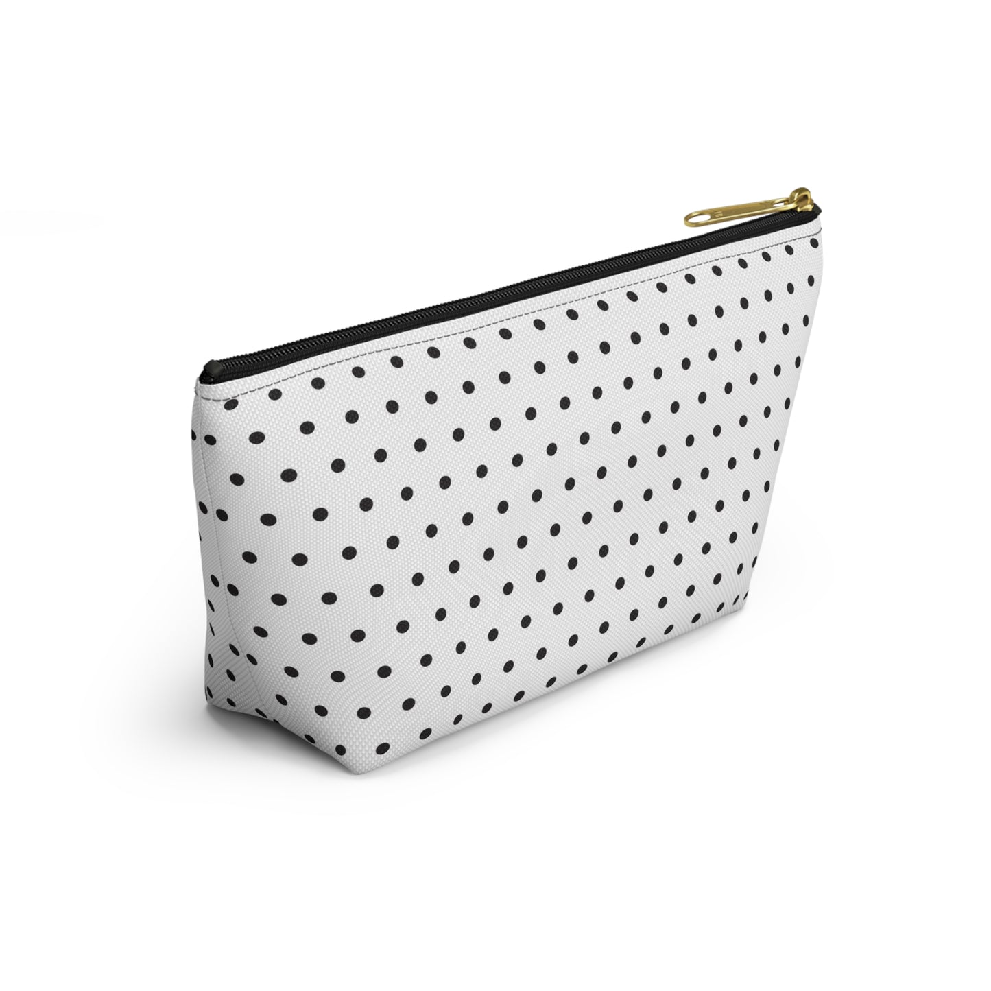 Poppy Seed Polka Dot Accessory Pouch w T-bottom