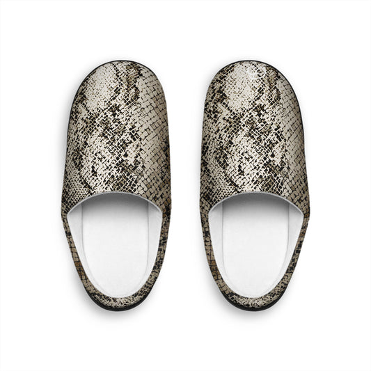 Deep Snake Skin Women's Indoor Slippers