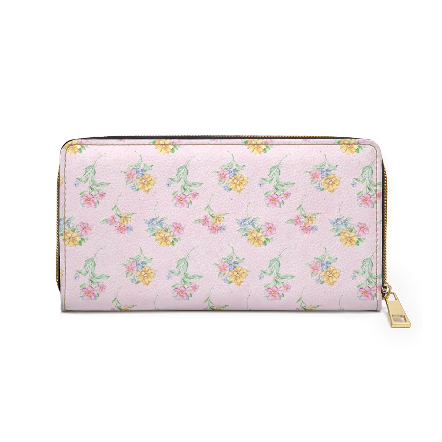 Multicolor Floral Zip Wallet