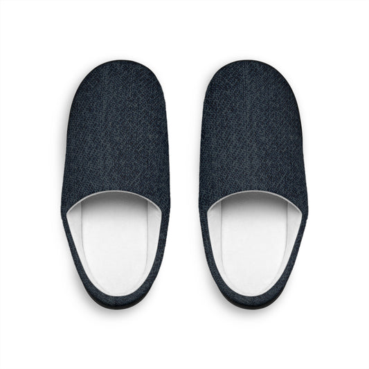 Dark Denim Men's Indoor Slippers