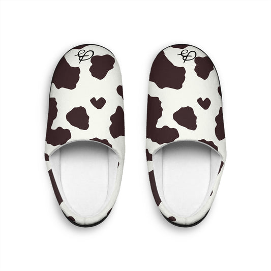 Brown Pony Skin Women's Indoor Slippers