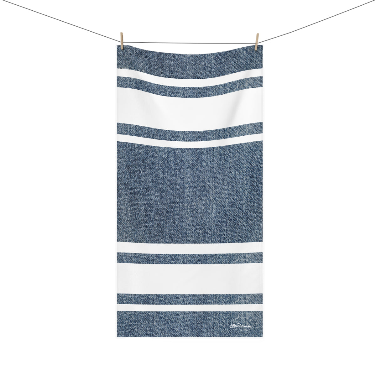 Denim Bath Towel
