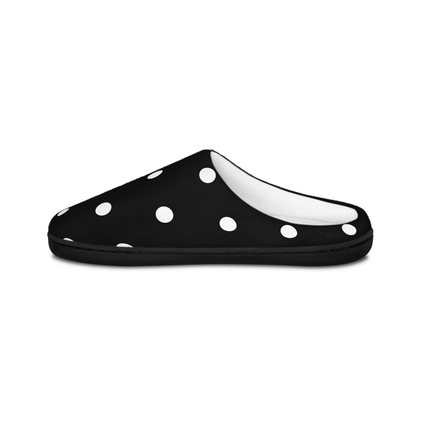 Midnight Polka Dot Men's Indoor Slippers