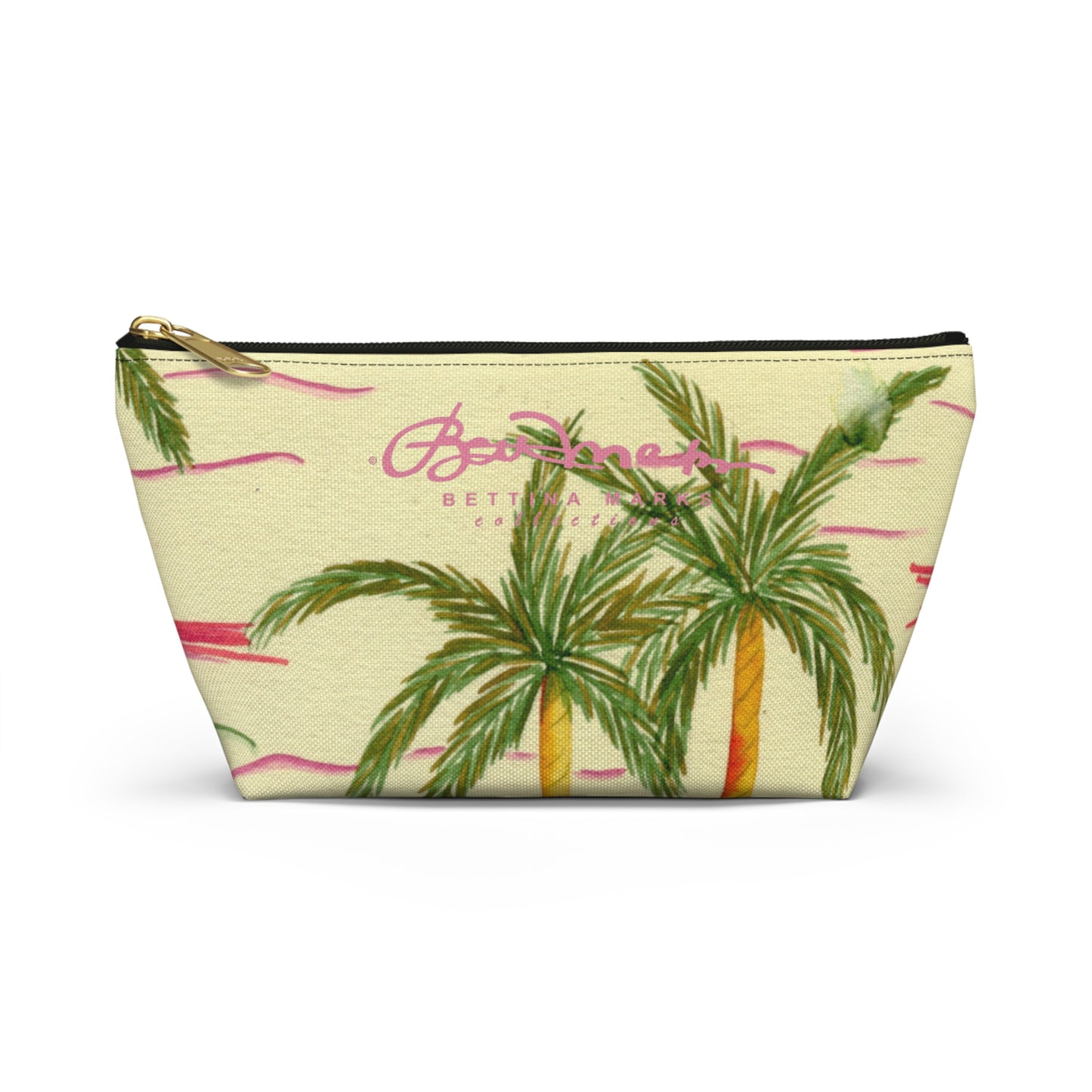 Retro Palm Tree Accessory Pouch