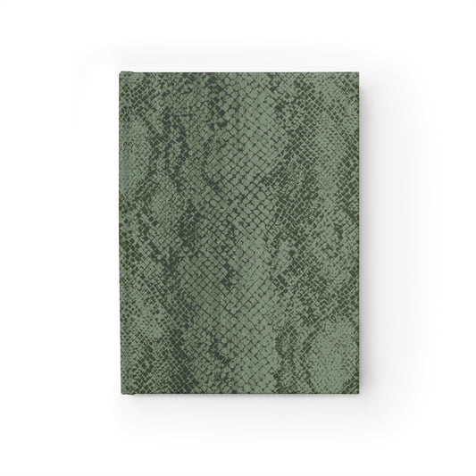 Sage Snake Skin Journal