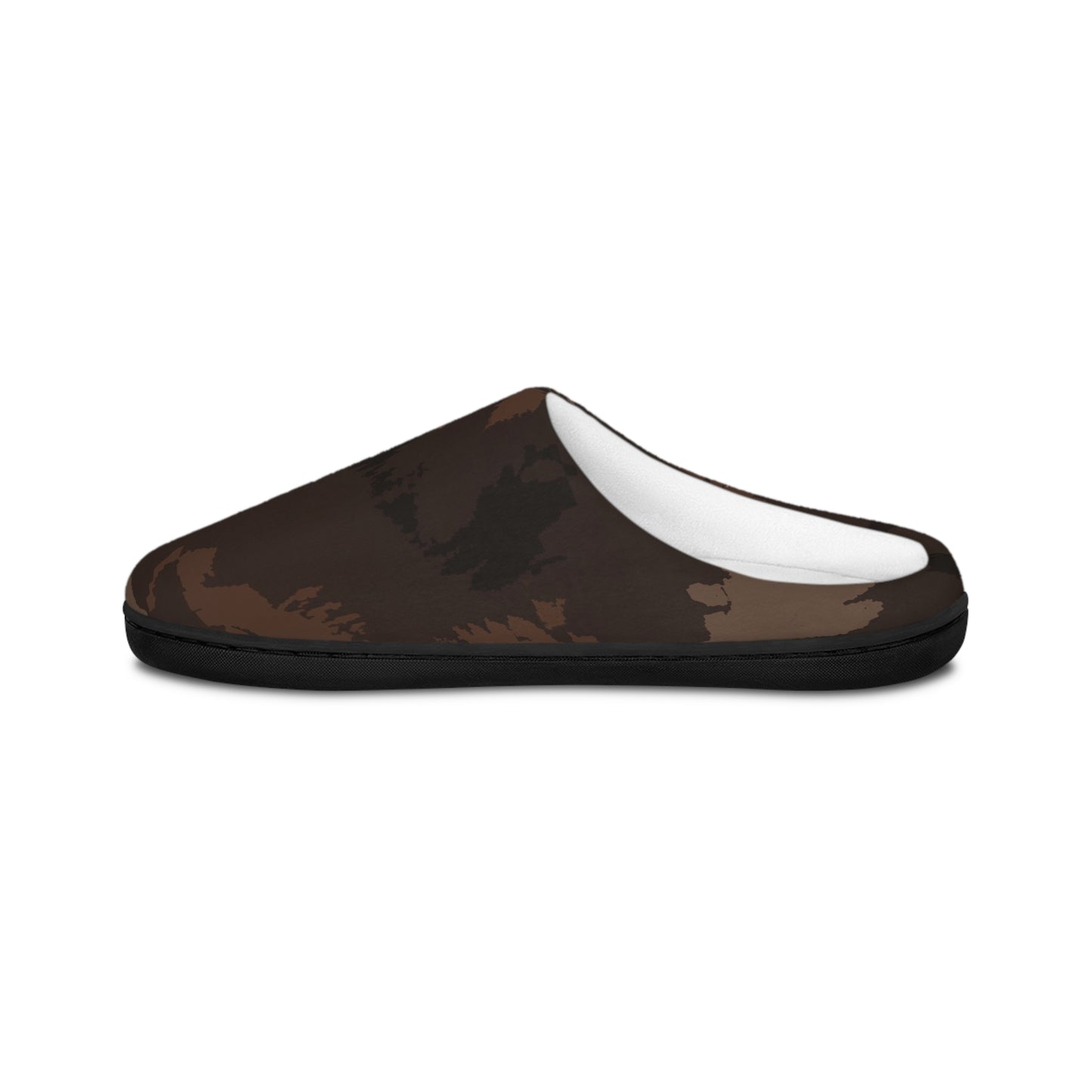 Dark Chocolate Abstract Forest Women's Indoor Slippers