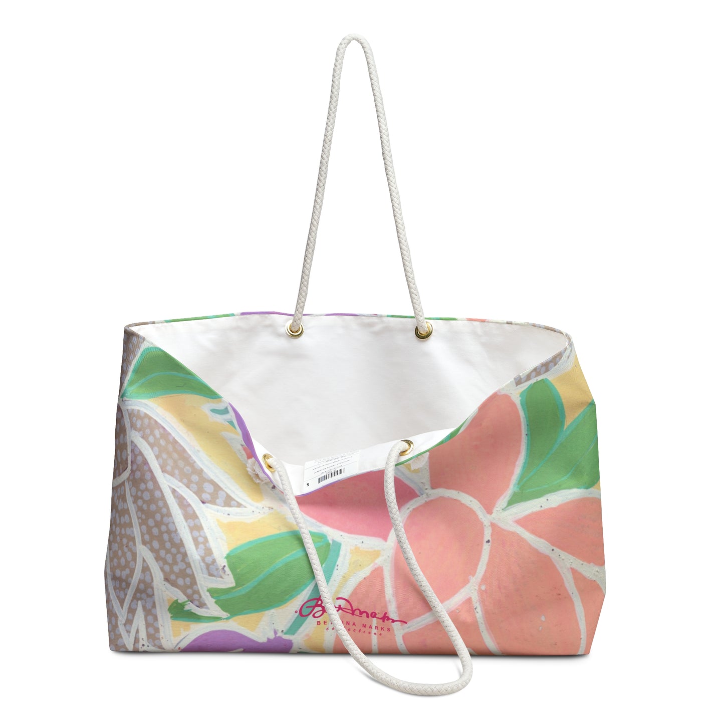 Pastel Tulips & Peonies Weekender Bag