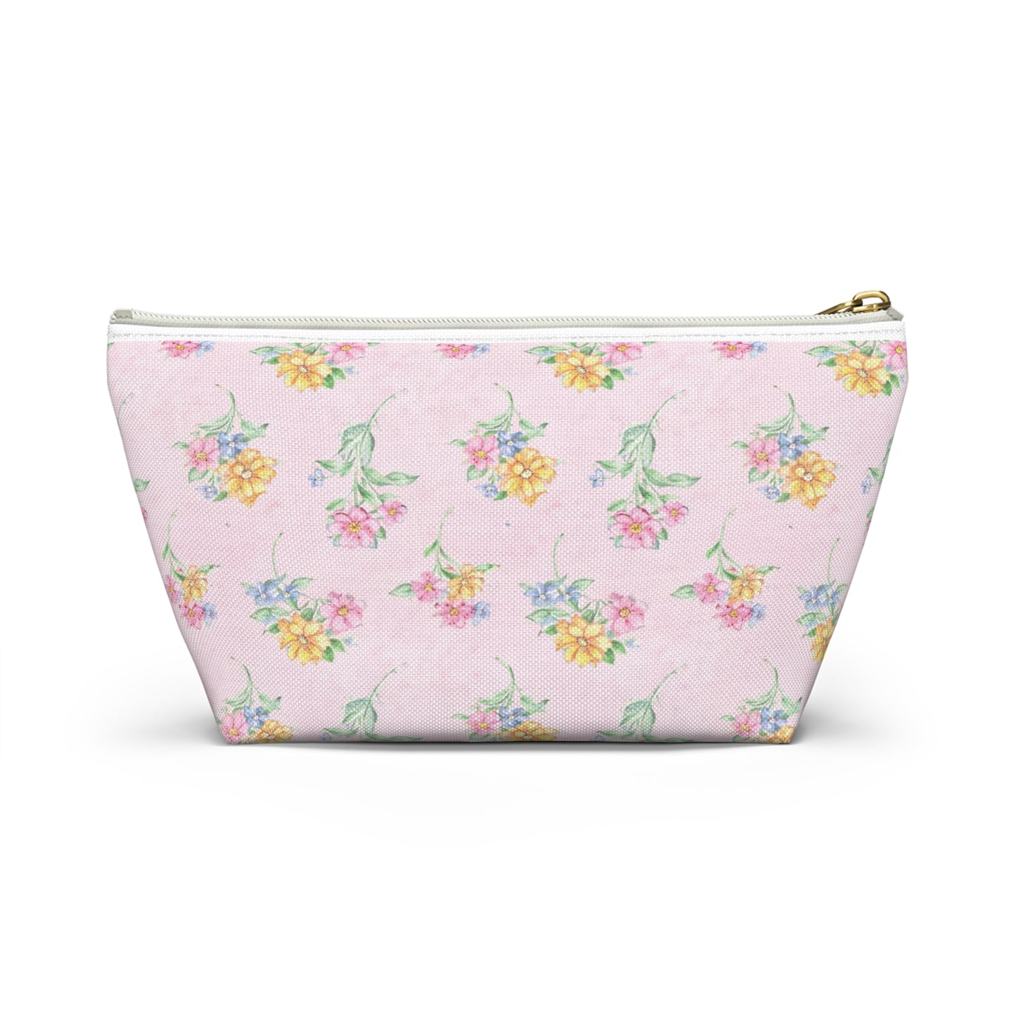 Multicolor Floral Accessory Pouch