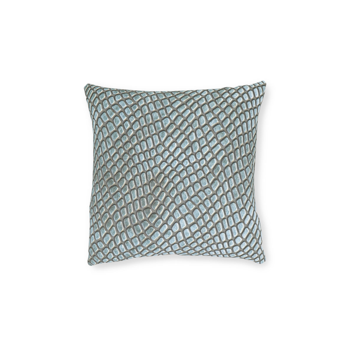 Faded Crocodile Square Pillow