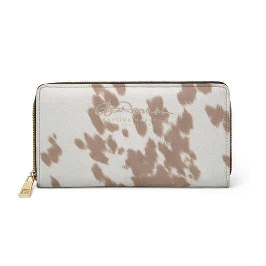 Pony Skin Zipper Wallet for Women - Chic and Functional Clutch
