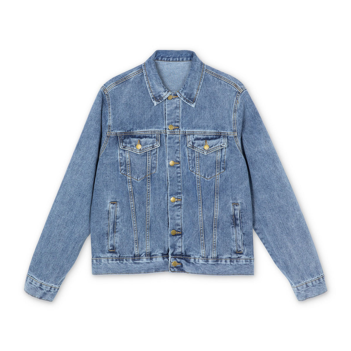 Navy "Change Is Good" Embroidered Statement Jacket