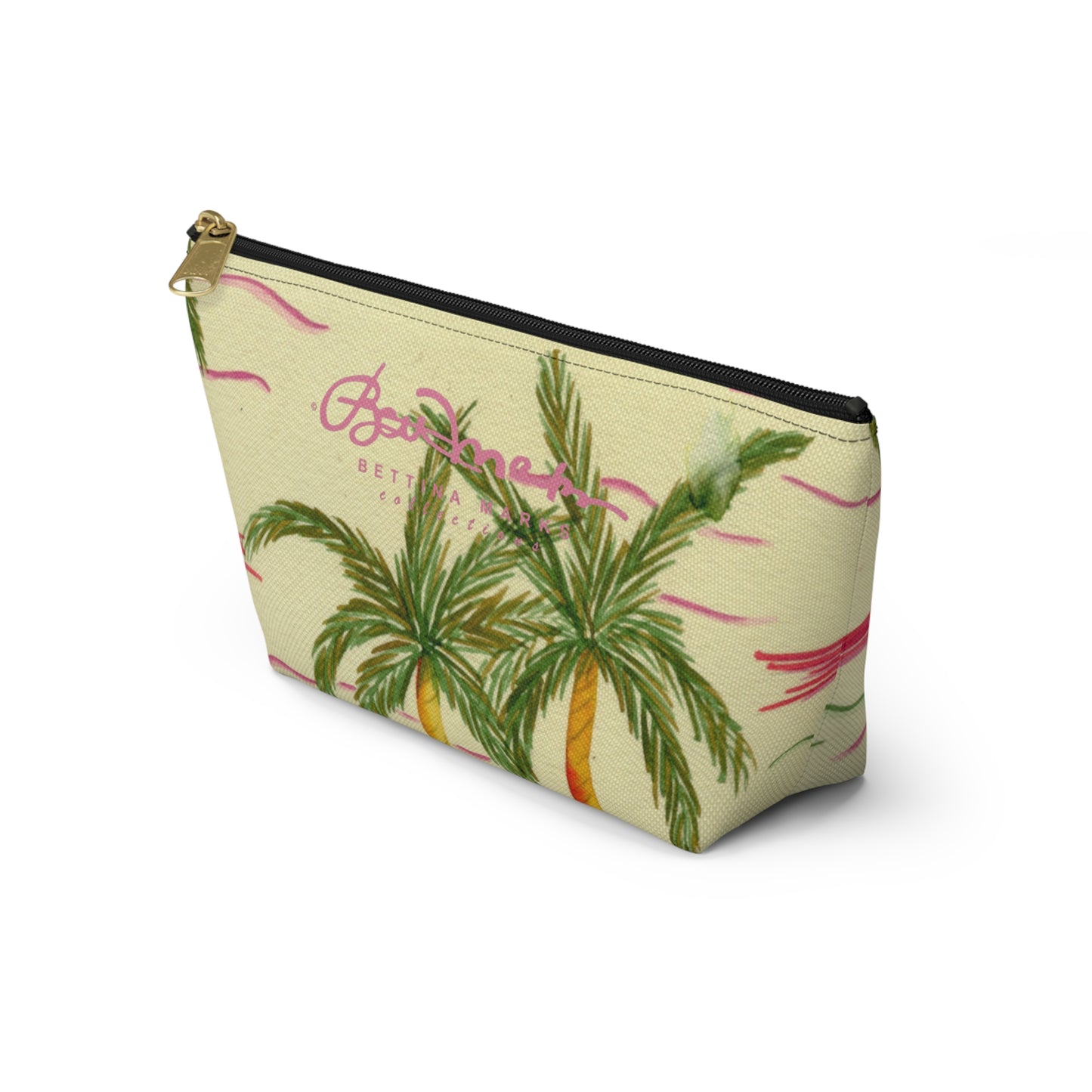 Retro Palm Tree Accessory Pouch