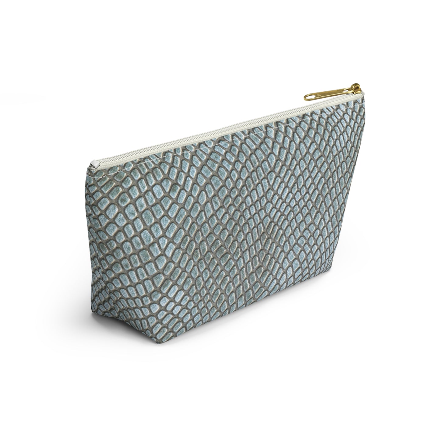Faded Crocodile Accessory Pouch w T-bottom