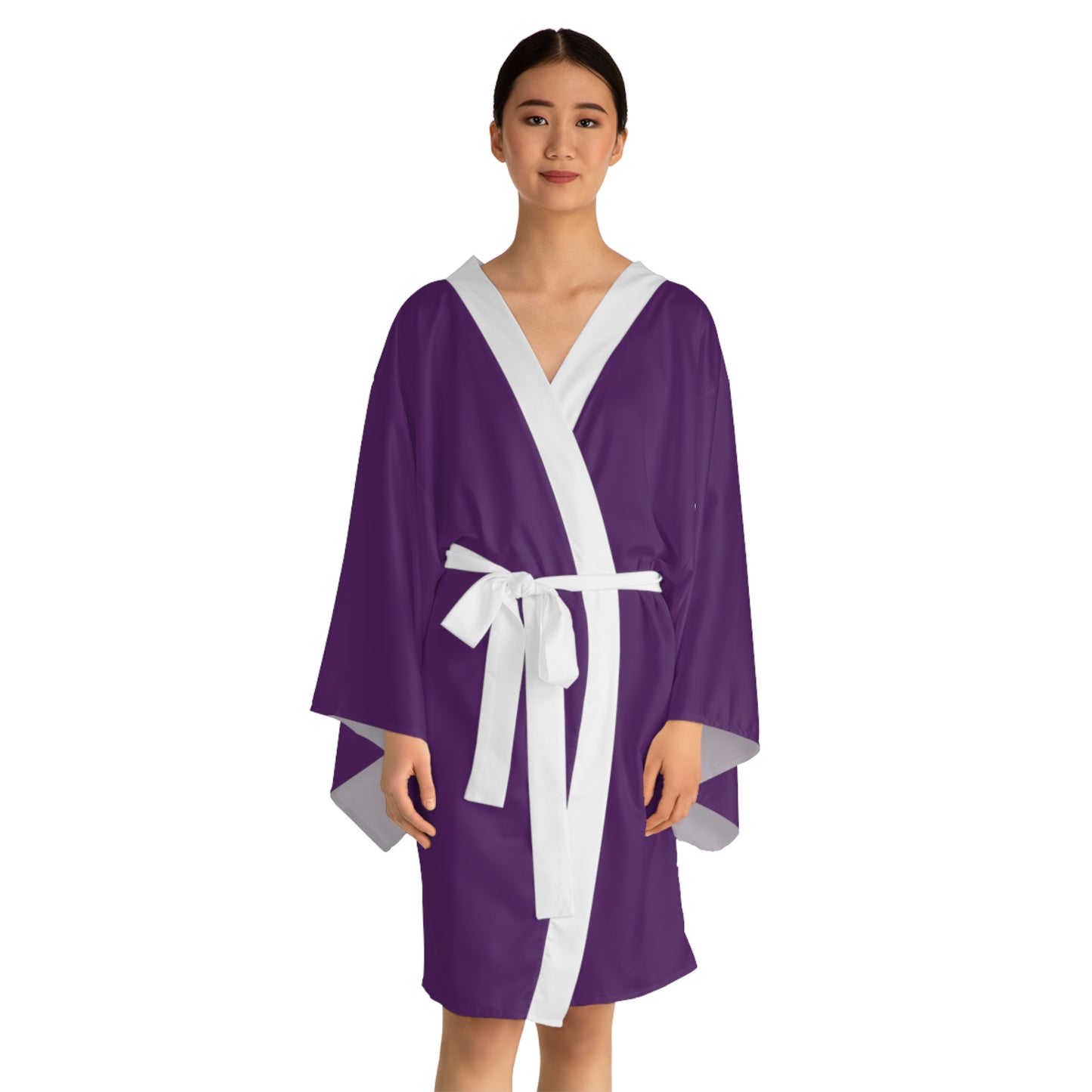 Royal Purple Kimono Robe