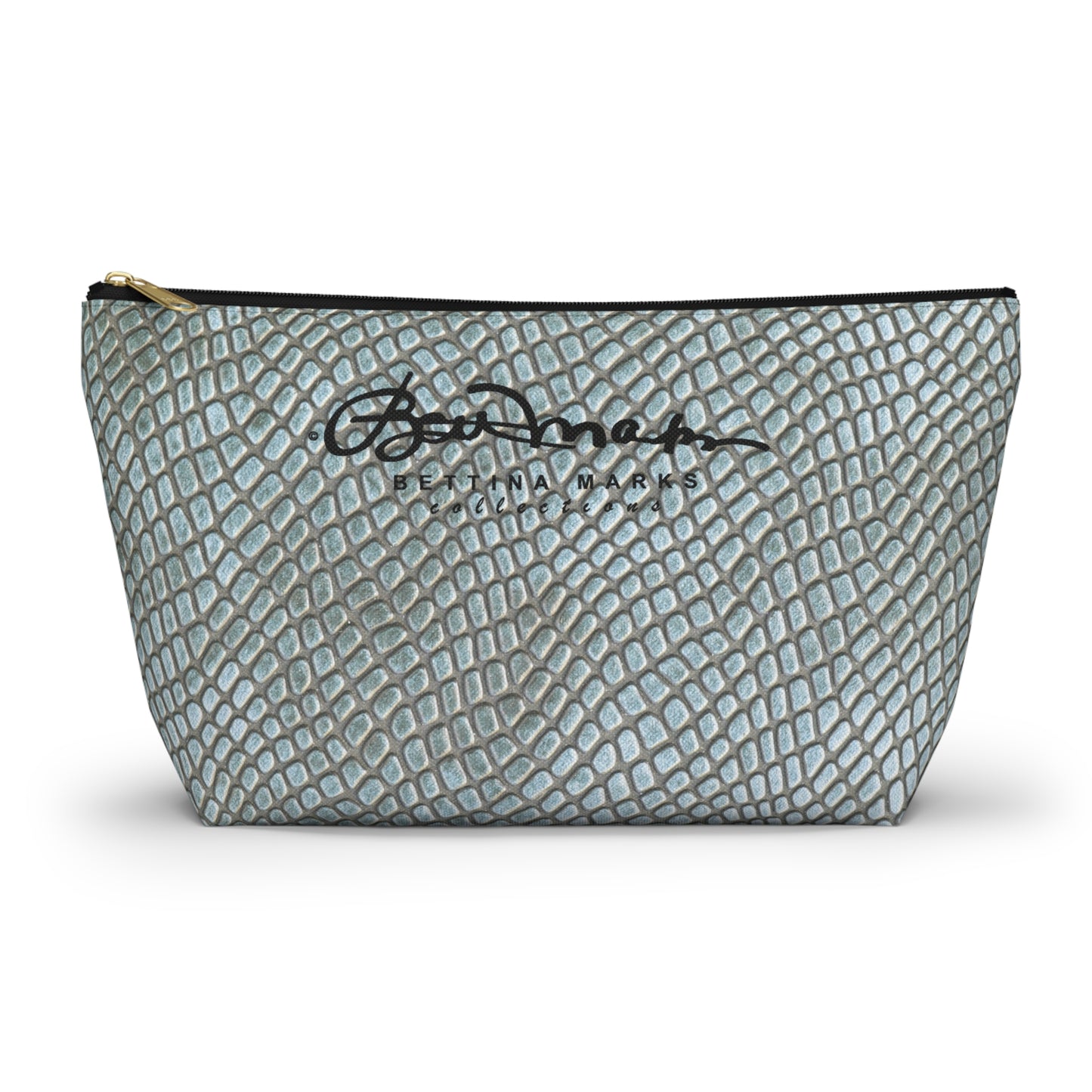Faded Crocodile Accessory Pouch w T-bottom