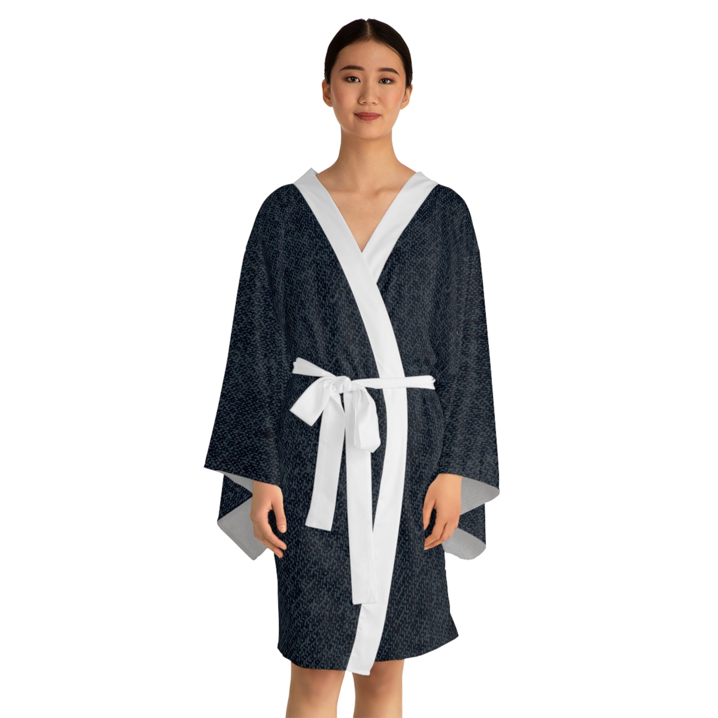 Dark Denim Kimono Robe