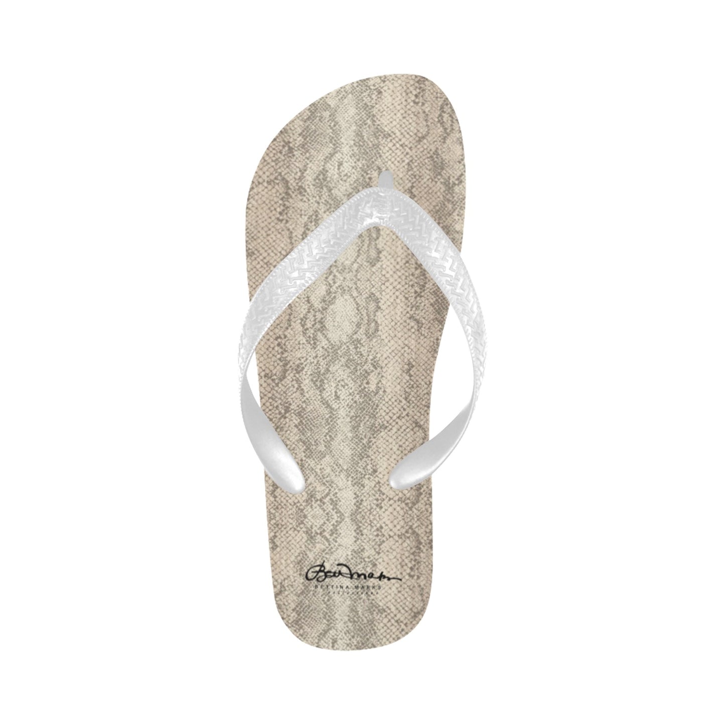 Snake Print Flip Flops for Men/Women