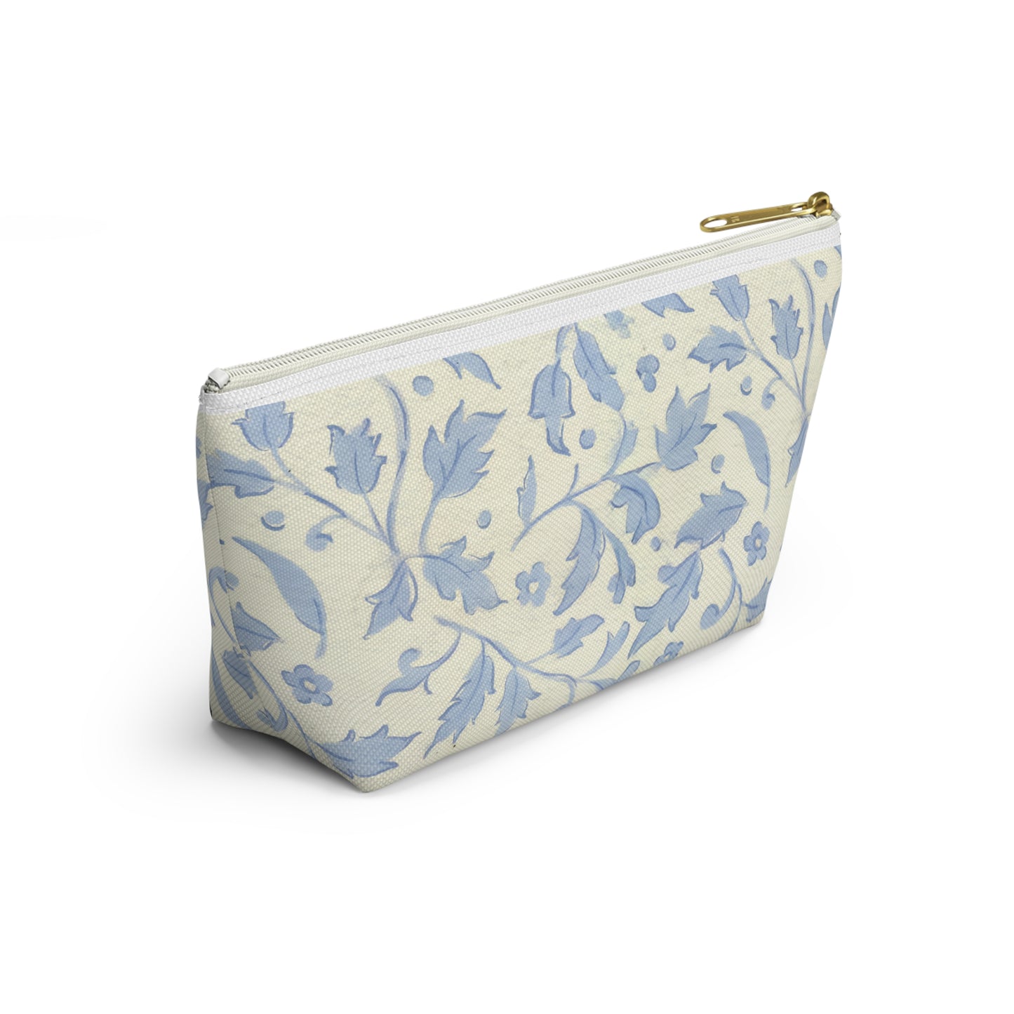 Chinoise Blue Floral Accessory Pouch