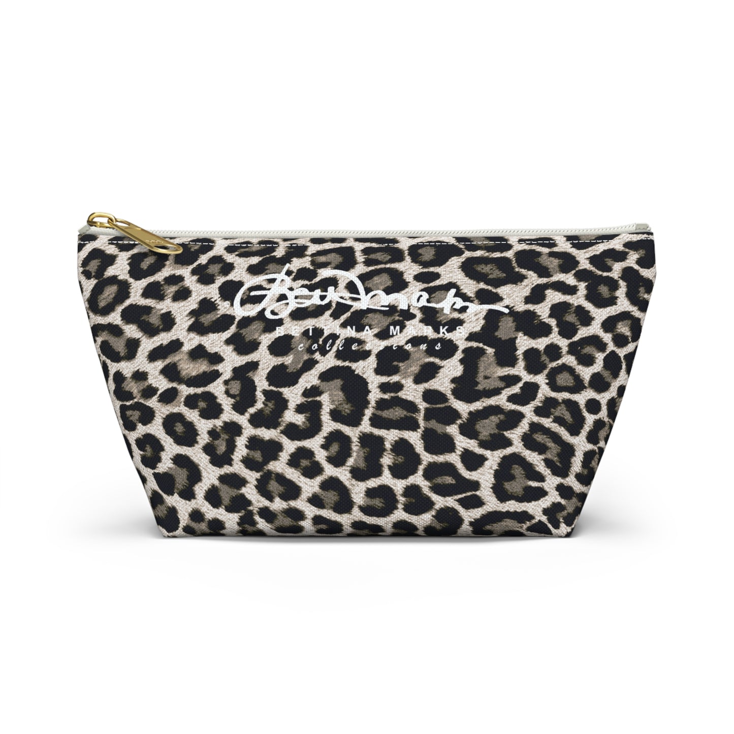 Snow Leopard Accessory Pouch w T-bottom