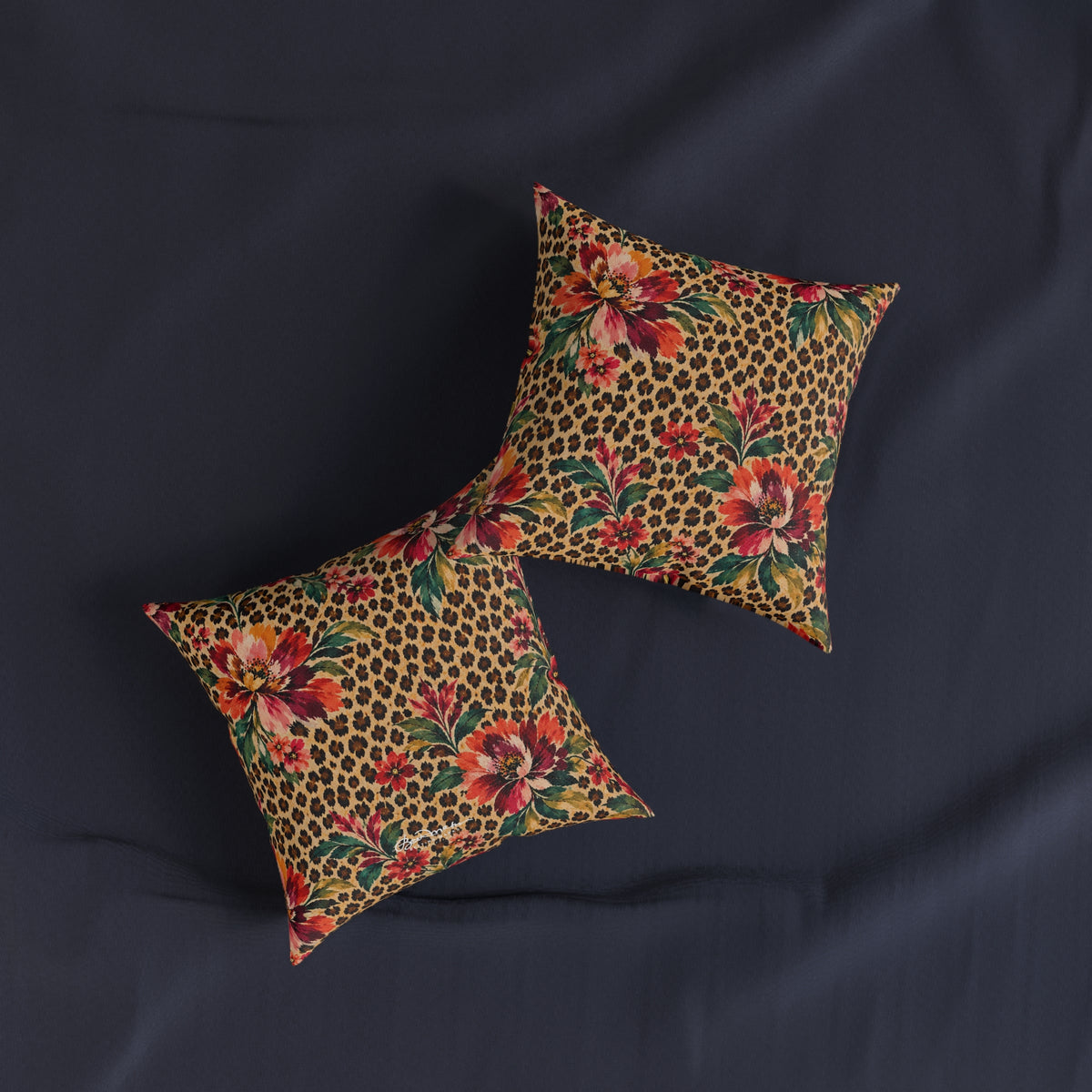 Floral Exotique Square Pillow