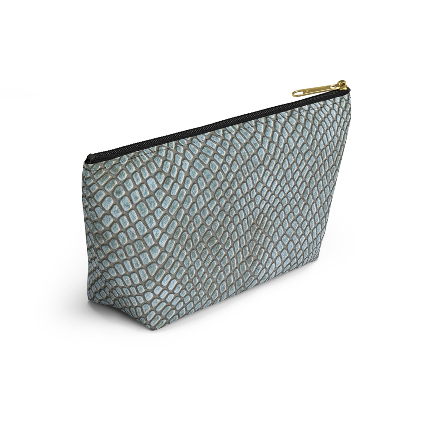 Faded Crocodile Accessory Pouch w T-bottom