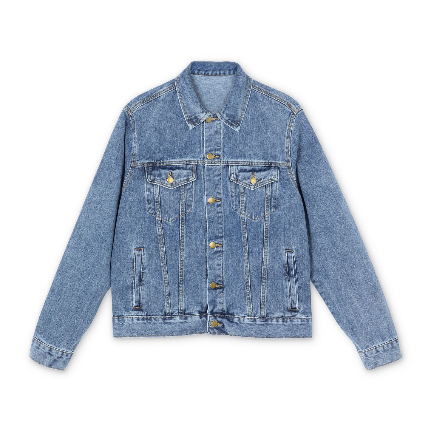 Denim Jacket — "Change Is Good" Embroidered Statement Jacket