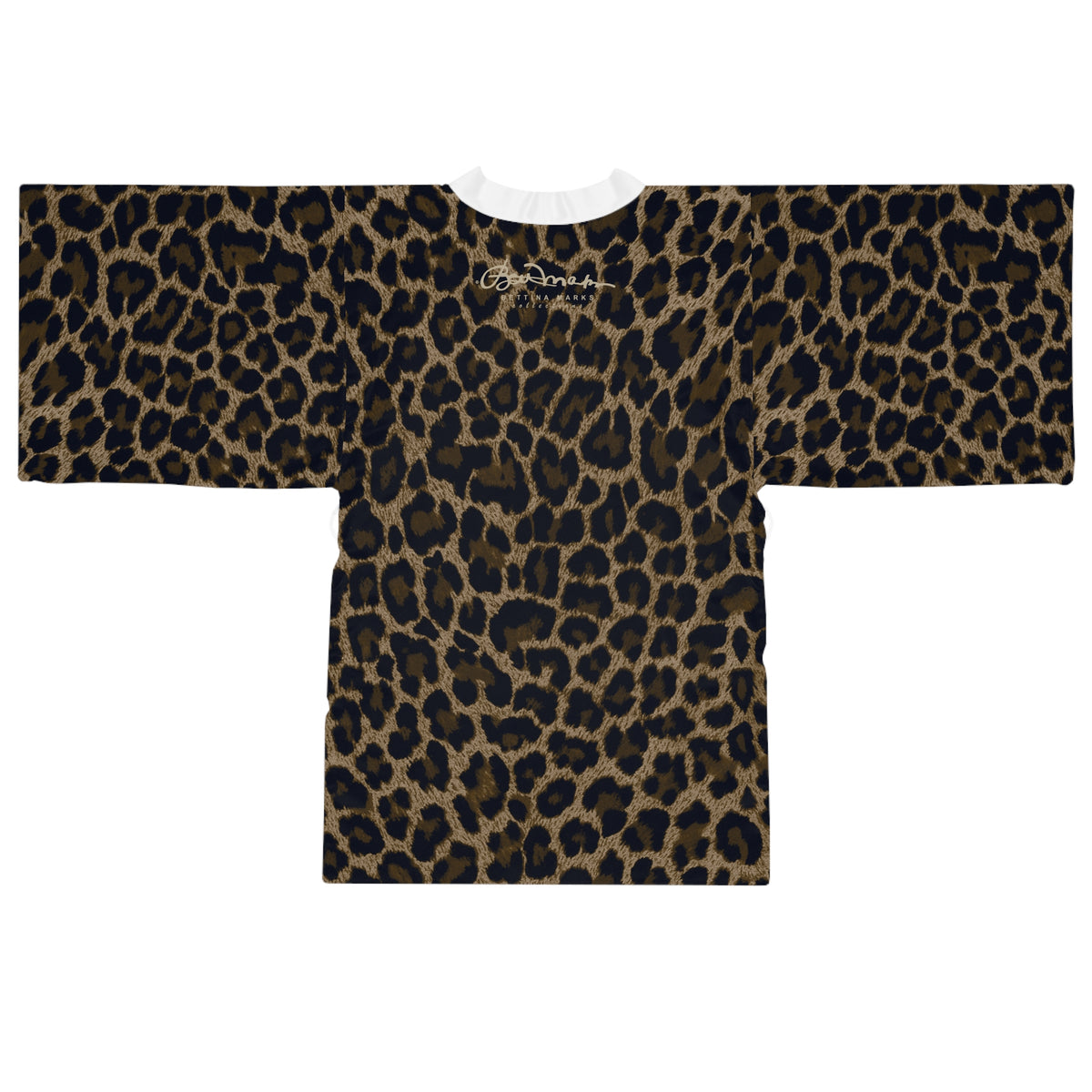 Dark Leopard Kimono Robe