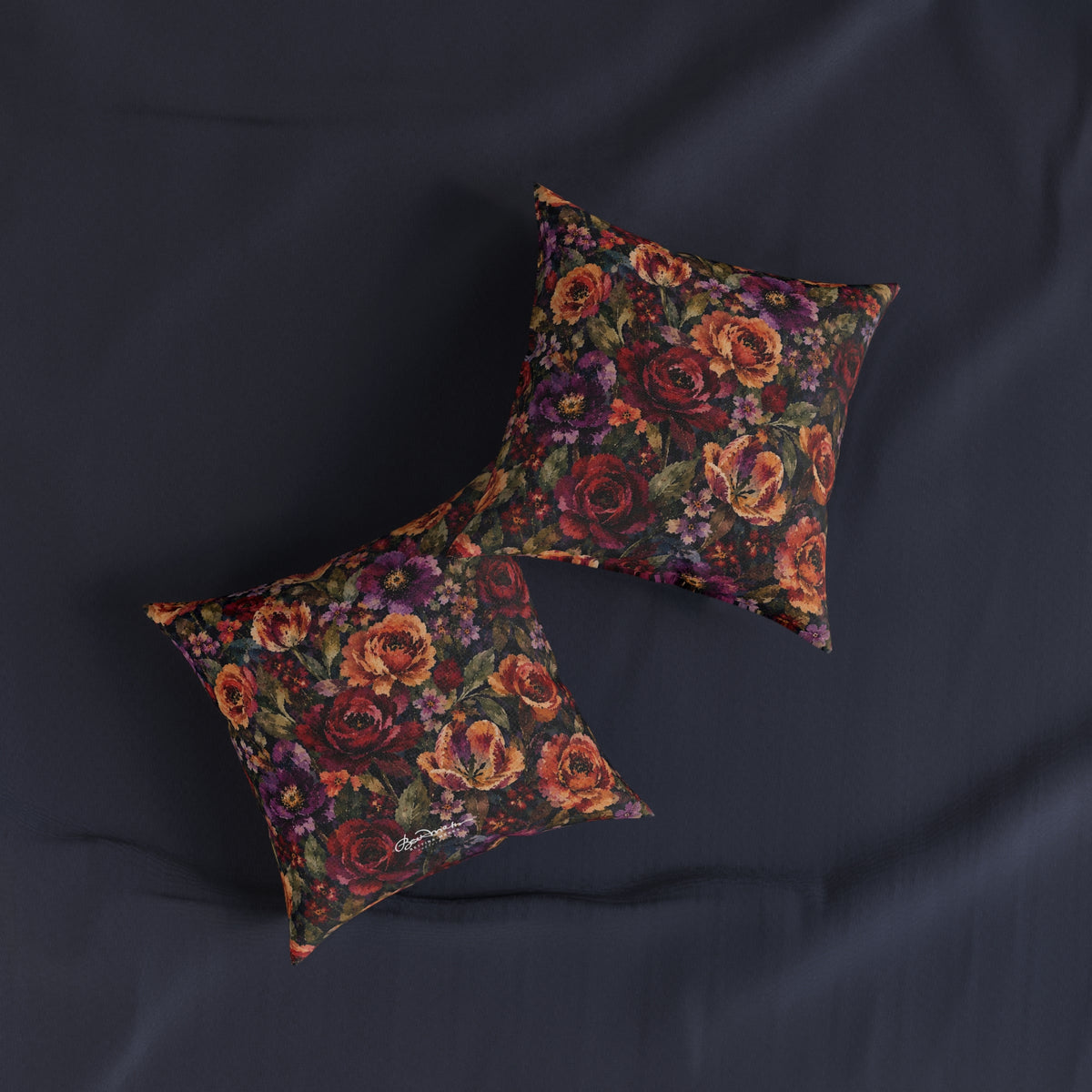 Floral Opulence Square Pillow