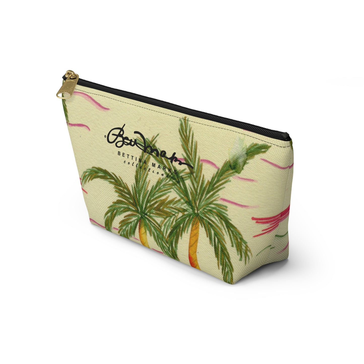 Retro Palm Tree Accessory Pouch