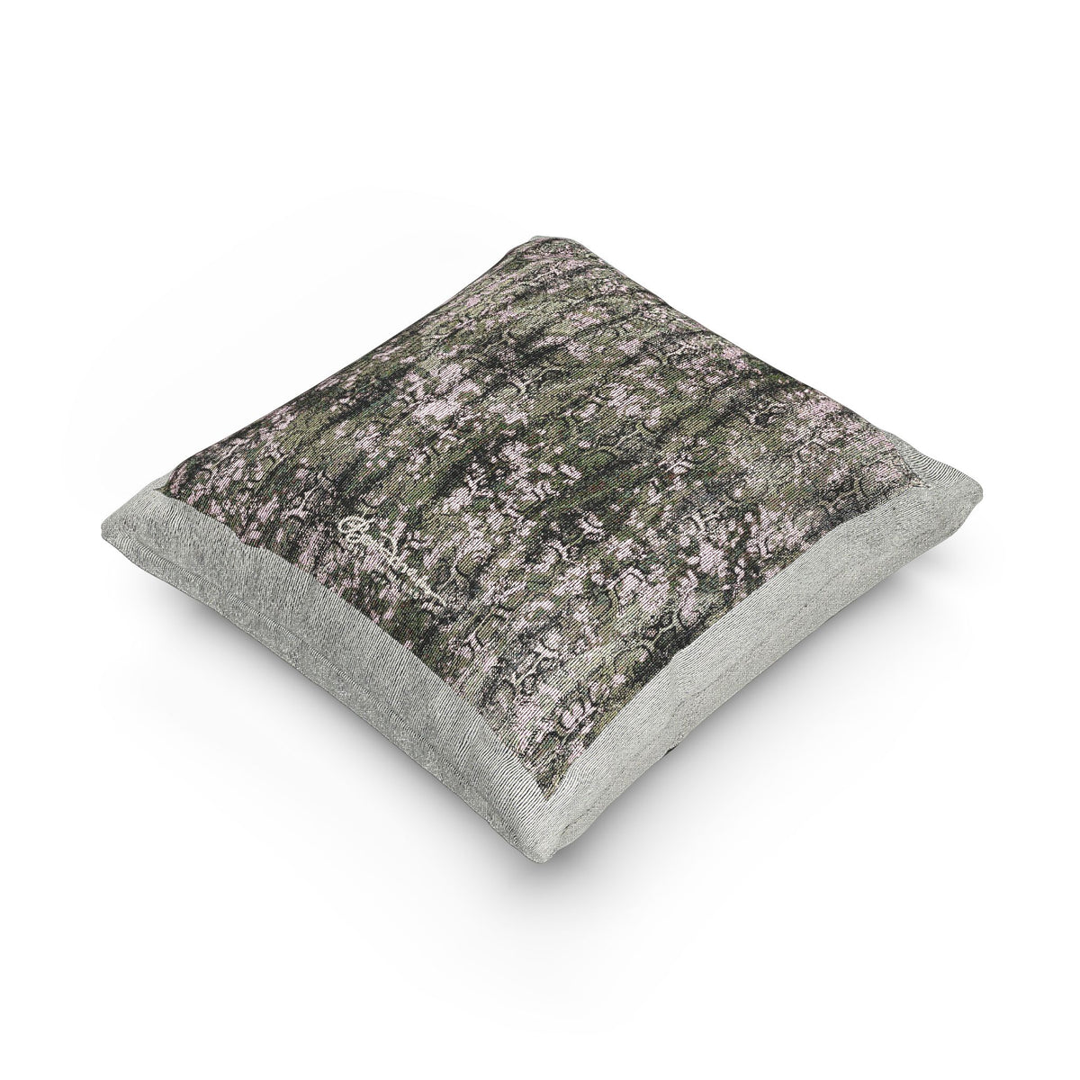 Pink Snake Skin Woven Pillow