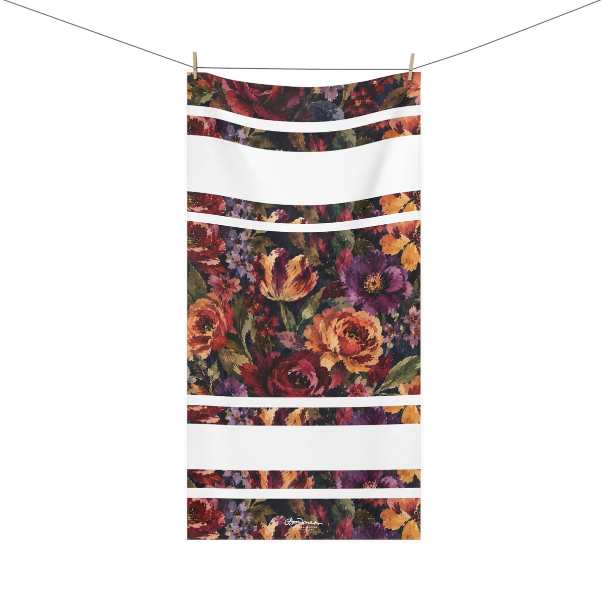 Floral Opulence Bath Towel