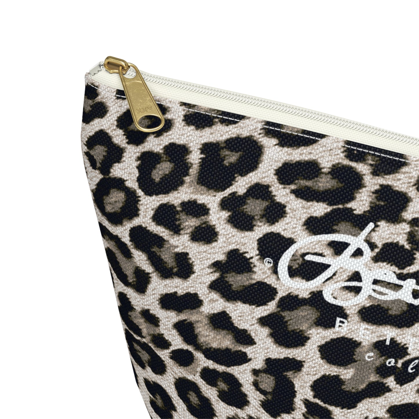 Snow Leopard Accessory Pouch w T-bottom